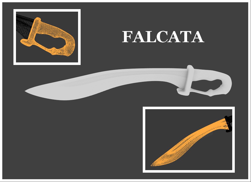 Simple Iberian Falcata Sword preview image 1